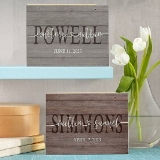 love connects us wood block